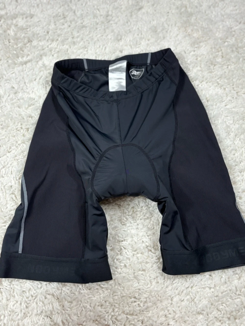 Canari Men’s 2XL Cycling Shorts Black Padded Chamois Bike Compression